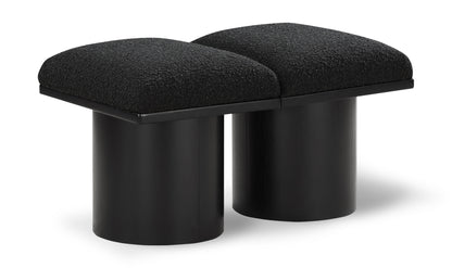 Pavilion - 2 Piece Modular Bench With Black Base