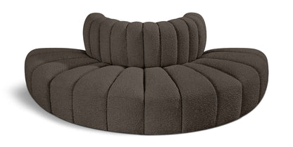 Arc - Boucle Fabric 4 Piece Modular Sofa