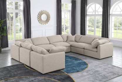 Indulge - Linen 8 Piece Modular Sectional