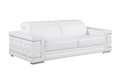 296 - Leather Sofa