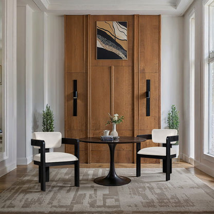 Sacha - Velvet Dining Chair With Black Base (Set of 2)