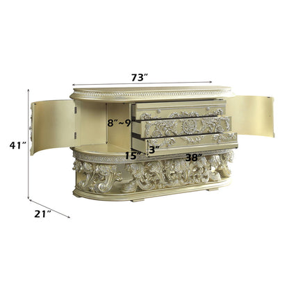 Vatican - Bedroom Set - Champagne Silver