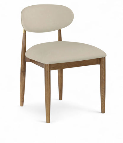 Riccio - Side Chair (Set of 2) - Walnut Frame