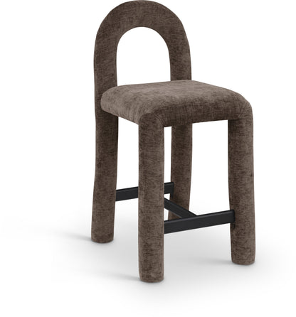 Amari - Chenille Fabric Stool