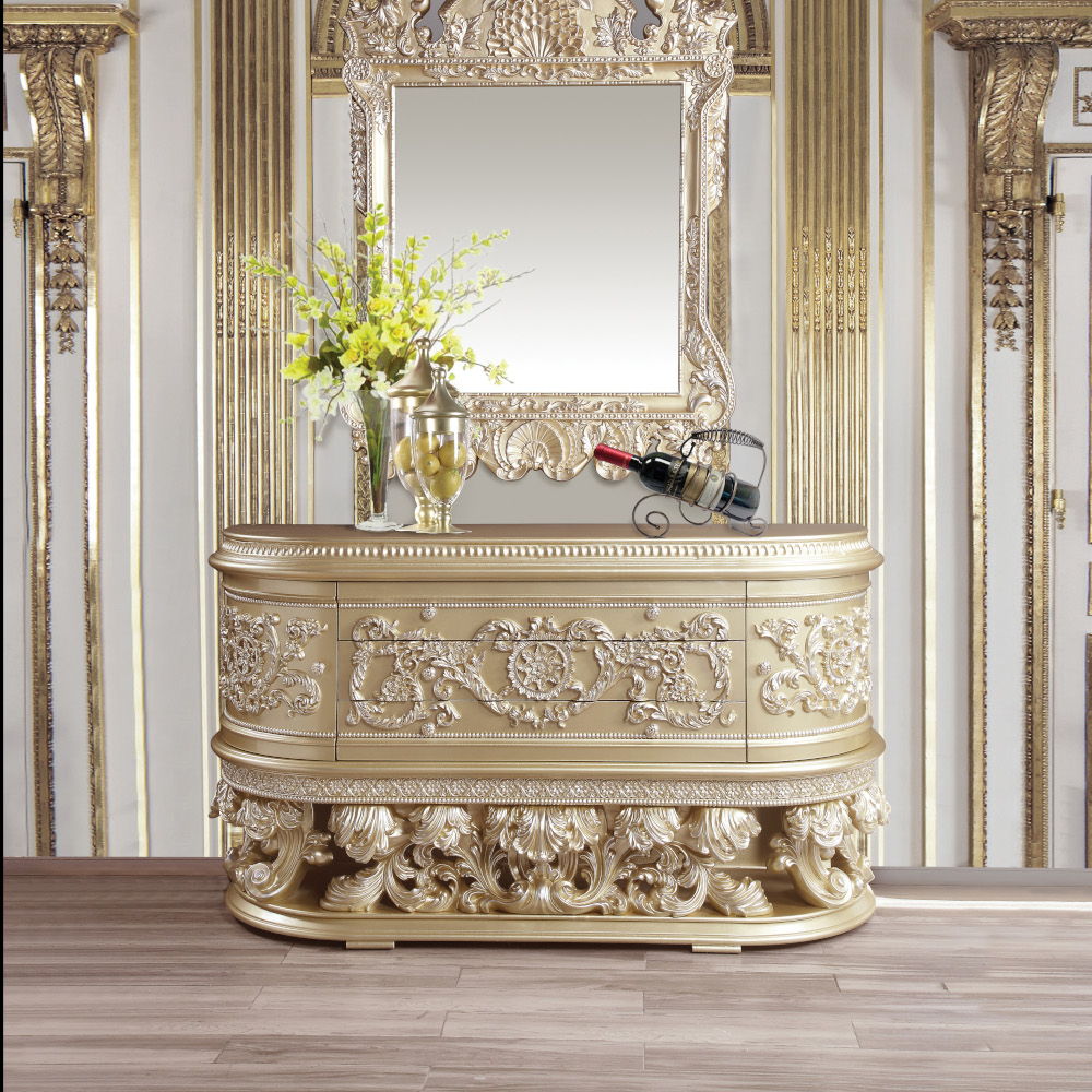 Vatican - Bedroom Set - Champagne Silver