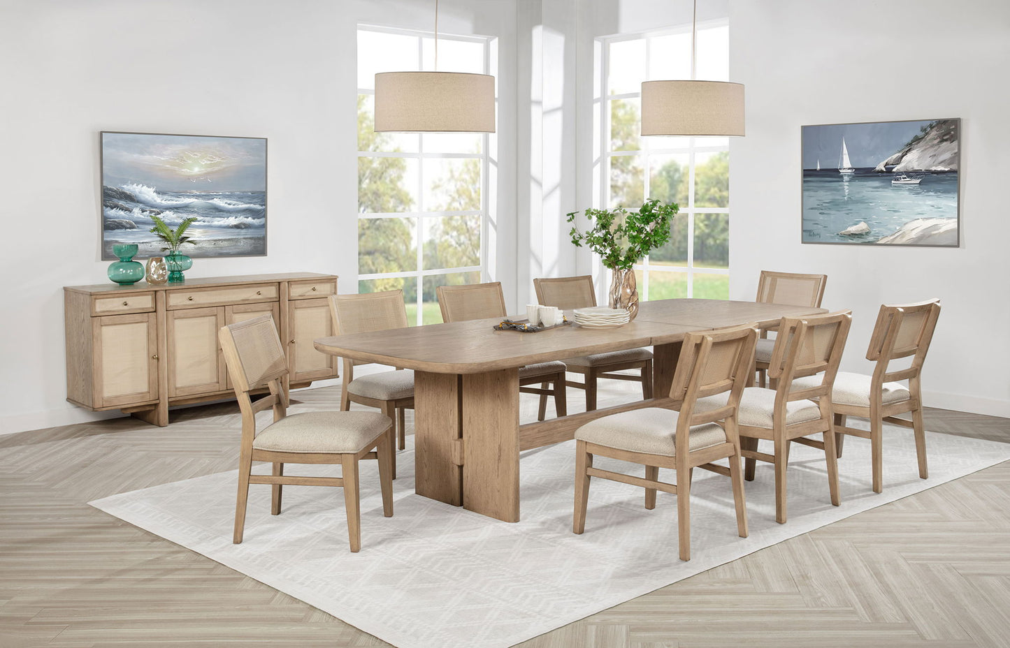 Kailani - Rectangular Wood Dining Table Set