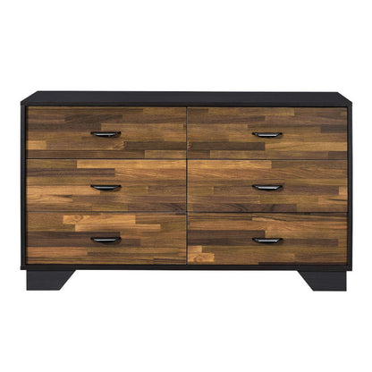 Eos - Dresser - Walnut & Black