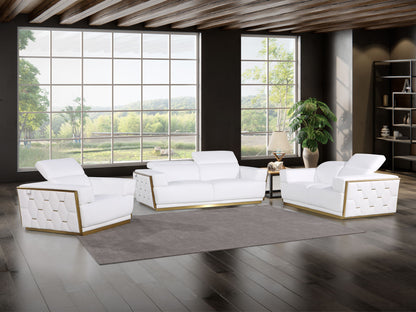 1111 - Leather Living Room Set