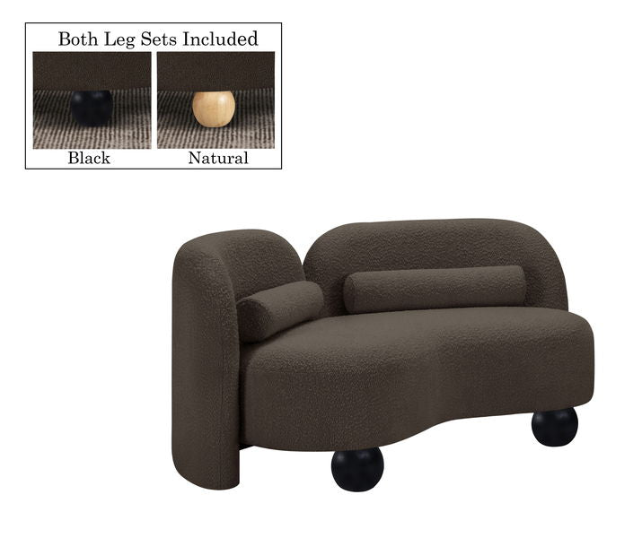 Daphne - Boucle Loveseat
