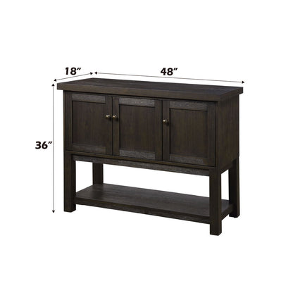 Haddie - Server - Distressed Walnut