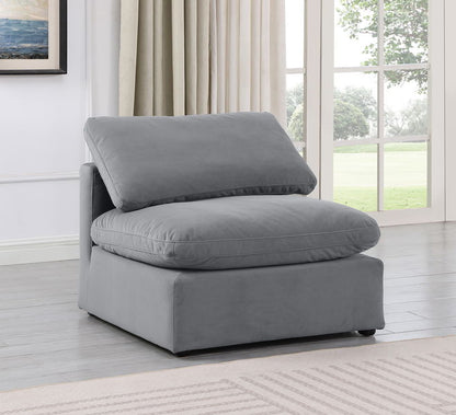 Indulge - Velvet Armless Chair