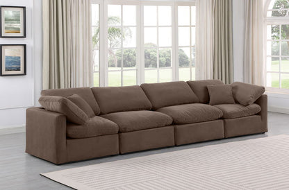 Indulge - Velvet 4 Seat Modular Sofa