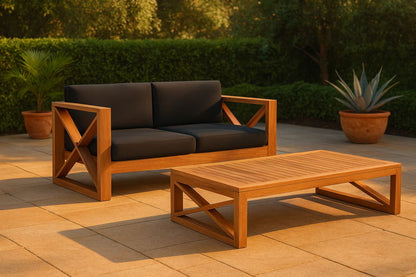 Anguilla - Water Resistant Outdoor Loveseat