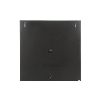 Noralie - Wall Clock With LED - Mirrored & Faux Diamonds