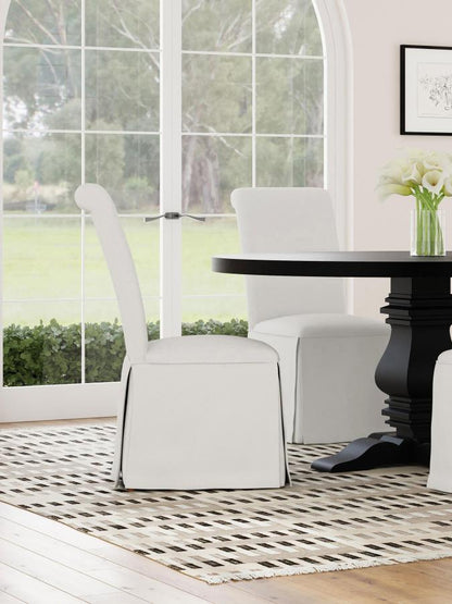 Shawna - Upholstered Skirted Dining Chair (Set of 2)