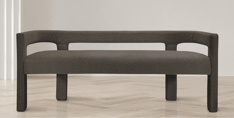 Athena - Boucle Fabric Bench