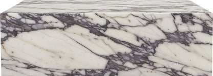 Bolzano - Marble Coffee Table - White / Gray