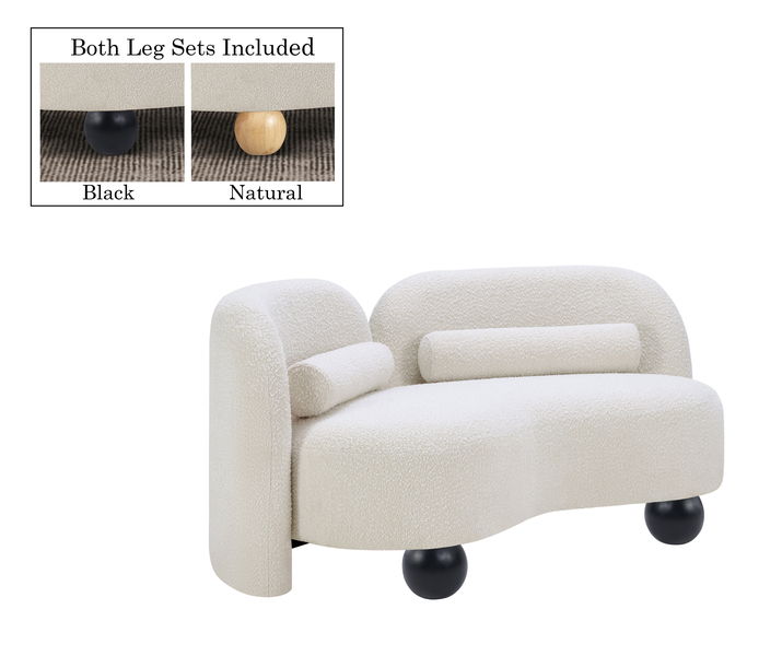 Daphne - Boucle Loveseat