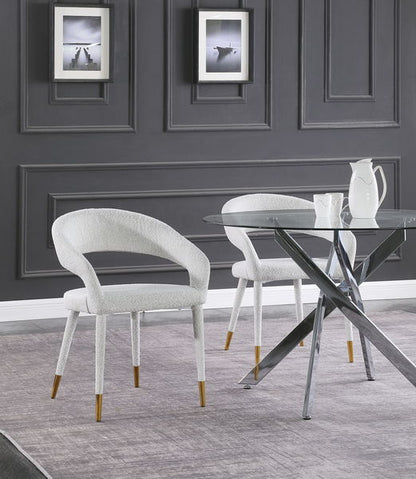 Destiny - Fabric Dining Chair - Cream