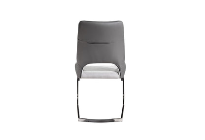 D1119 - Dining Chair - Dark Gray / Light Gray