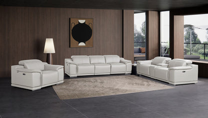 9762 - 7-Piece Modular Power Reclining Sofa, Loveseat And Chair Set With 6 Power Recliners In