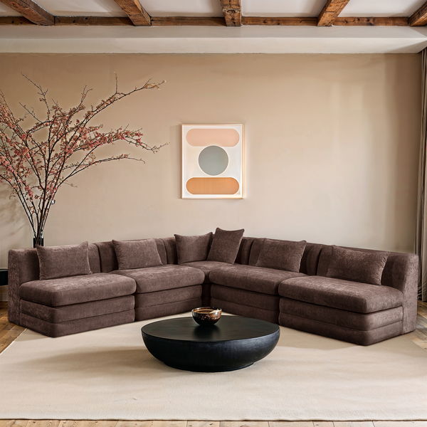 Stellar - 5 Piece Upholstered Modular Sectional