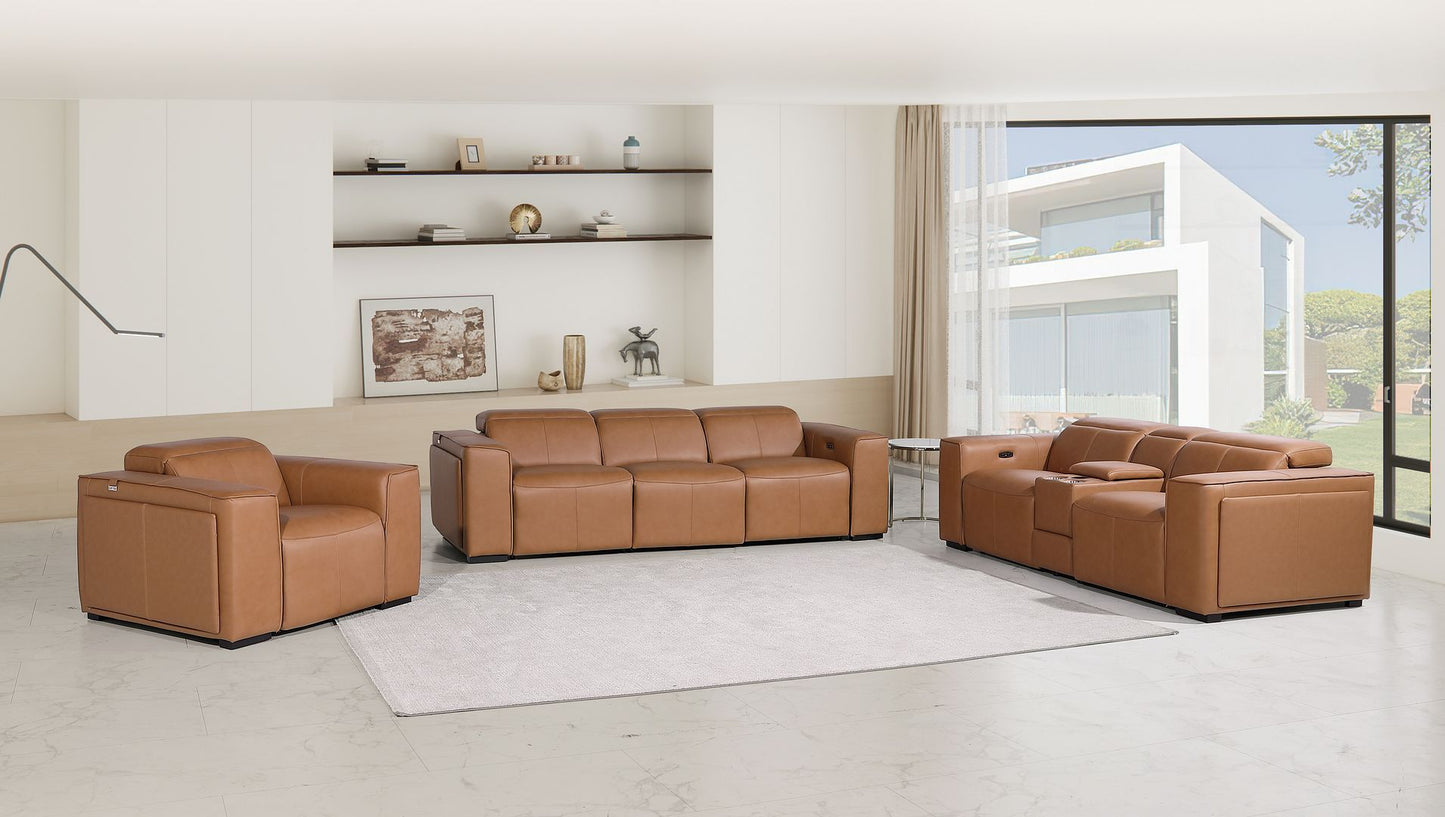 1224 - 7-Piece Modular Power Reclining Sofa, Loveseat & Chair Set In With 6 Power Recliners & Power Headrests