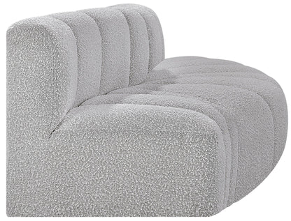 Arc - Boucle Fabric 3 Piece Modular Sofa