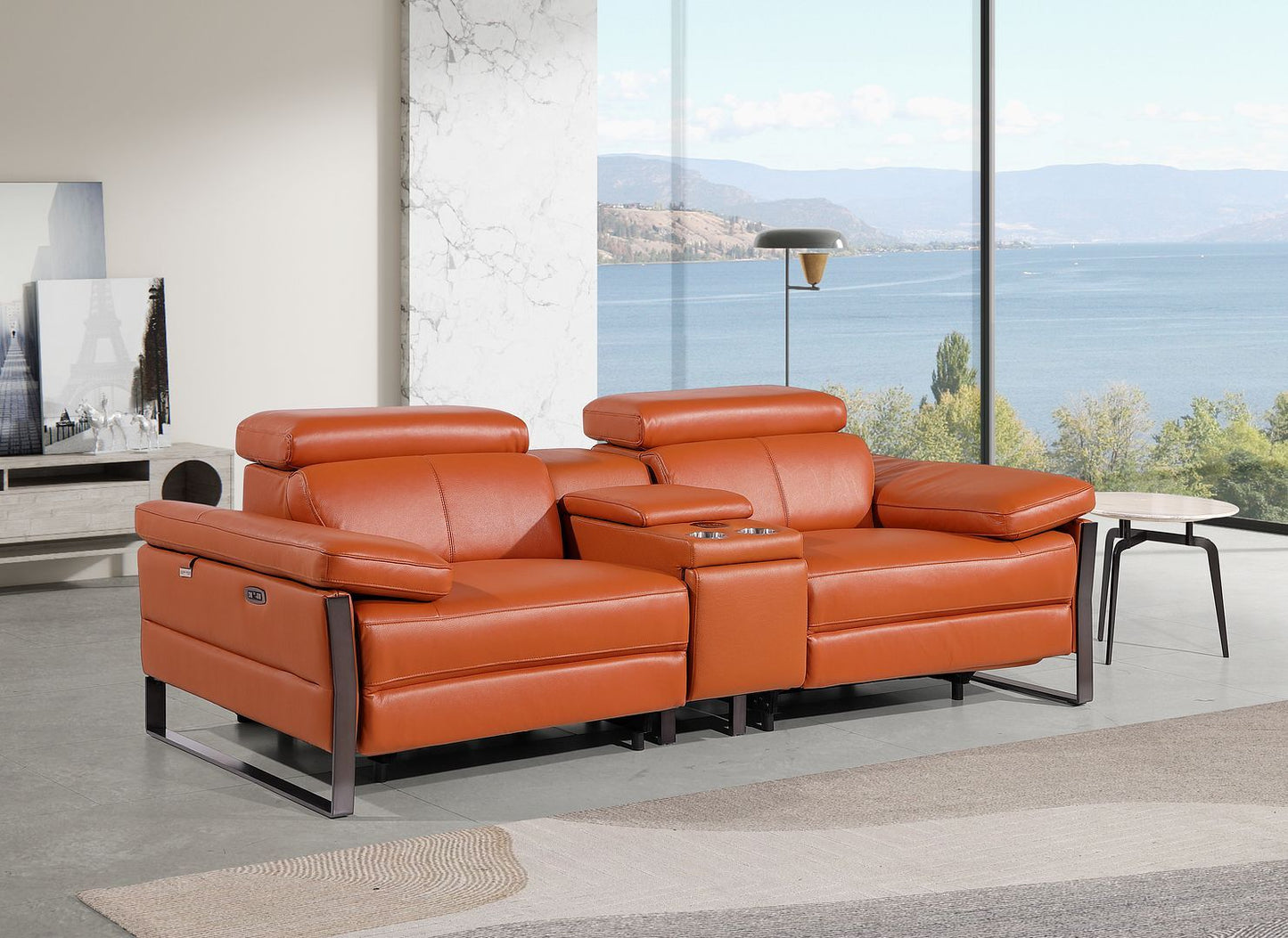 1246 - Console Loveseat With Power Headrest