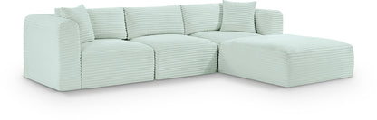 Shaggy - 4 Piece Modular Sectional