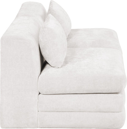 Stellar - 2 Piece 76" Upholstered Modular Armless Loveseat