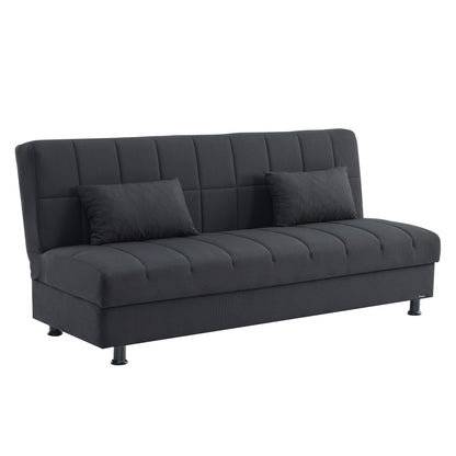 Ottomanson Sasta - Convertible Sofabed With Storage - Living Room Furniture - Bedroom Couch For Small Rooms - Studio Apartment Essentials