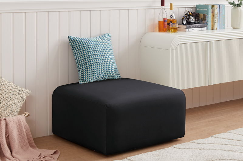 Arc - Velvet Ottoman