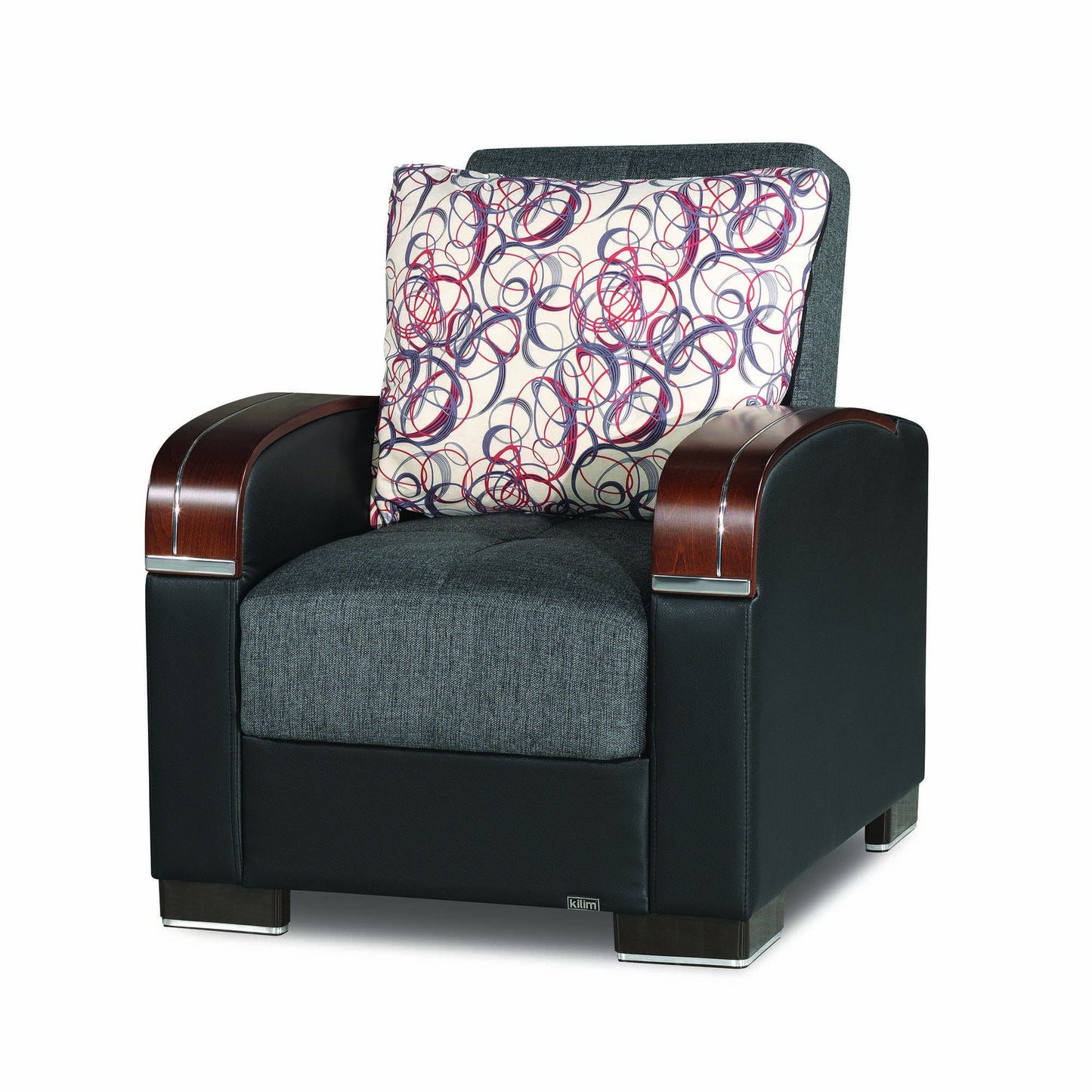 Ottomanson Mobimax - Upholstered Convertible Armchair With Storage