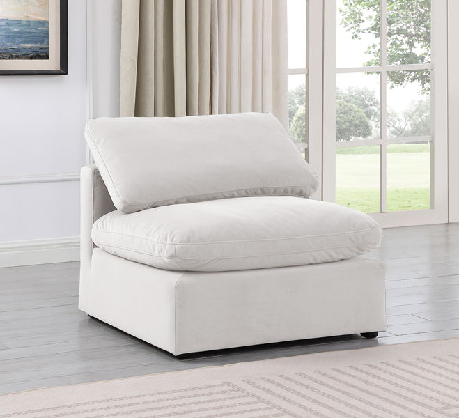 Indulge - Velvet Armless Chair
