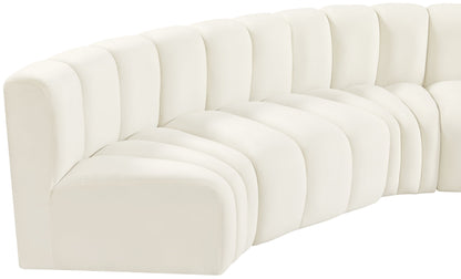 Arc - Velvet Modular U-Shaped Sectional