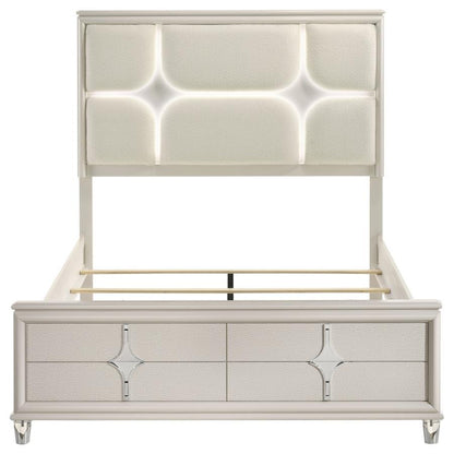 Olivia - Panel Bed LED Headboard