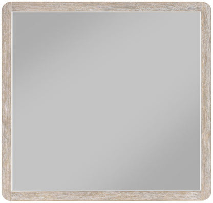 Adagio - Solid Wood And Oak Veneer Mirror - Natural