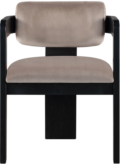 Sacha - Velvet Dining Chair With Black Base (Set of 2)
