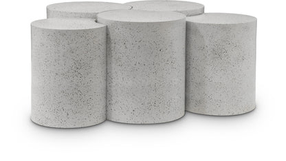 Dimple - 20" 5 Piece Modular Coffee Table - Terazzo Finish