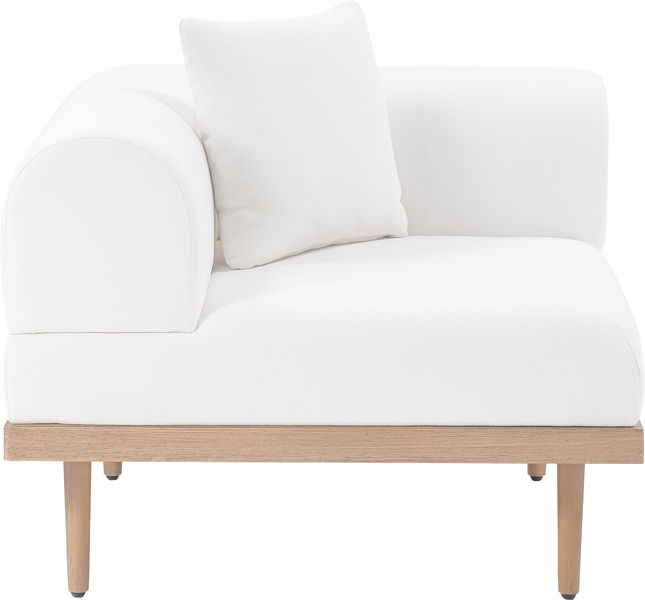 Laguna - Resilient Water Resistant Fabric Upholstered Outdoor Patio Modular Corner Chair