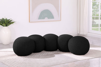 Apollo - Boucle Fabric Bench