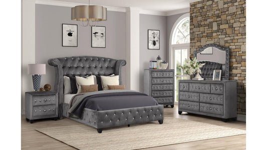 Sophia Gray - Queen 4 Piece Bedroom Set