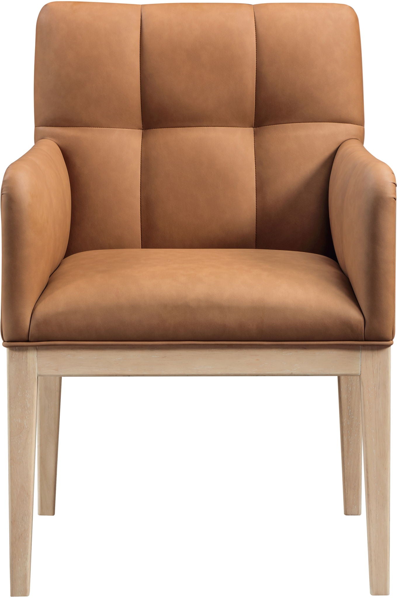 Adrian - Dining Arm Chair (Set of 2) - Light Brown Legs