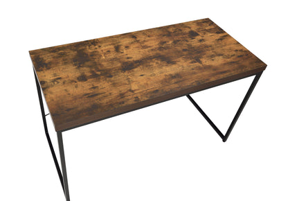 Bob - Console Table (Same 92396) - Weathered Oak & Black