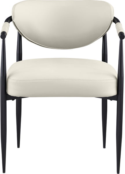Virella - faux Leather Upholstered Dining Chair (Set of 2) - Black Base