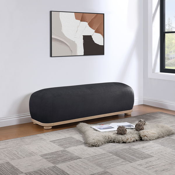 Calum - Bench - Light Brown Frame