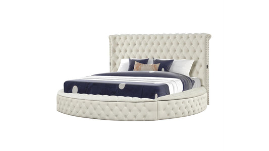 Cream Hazel - Queen Bed