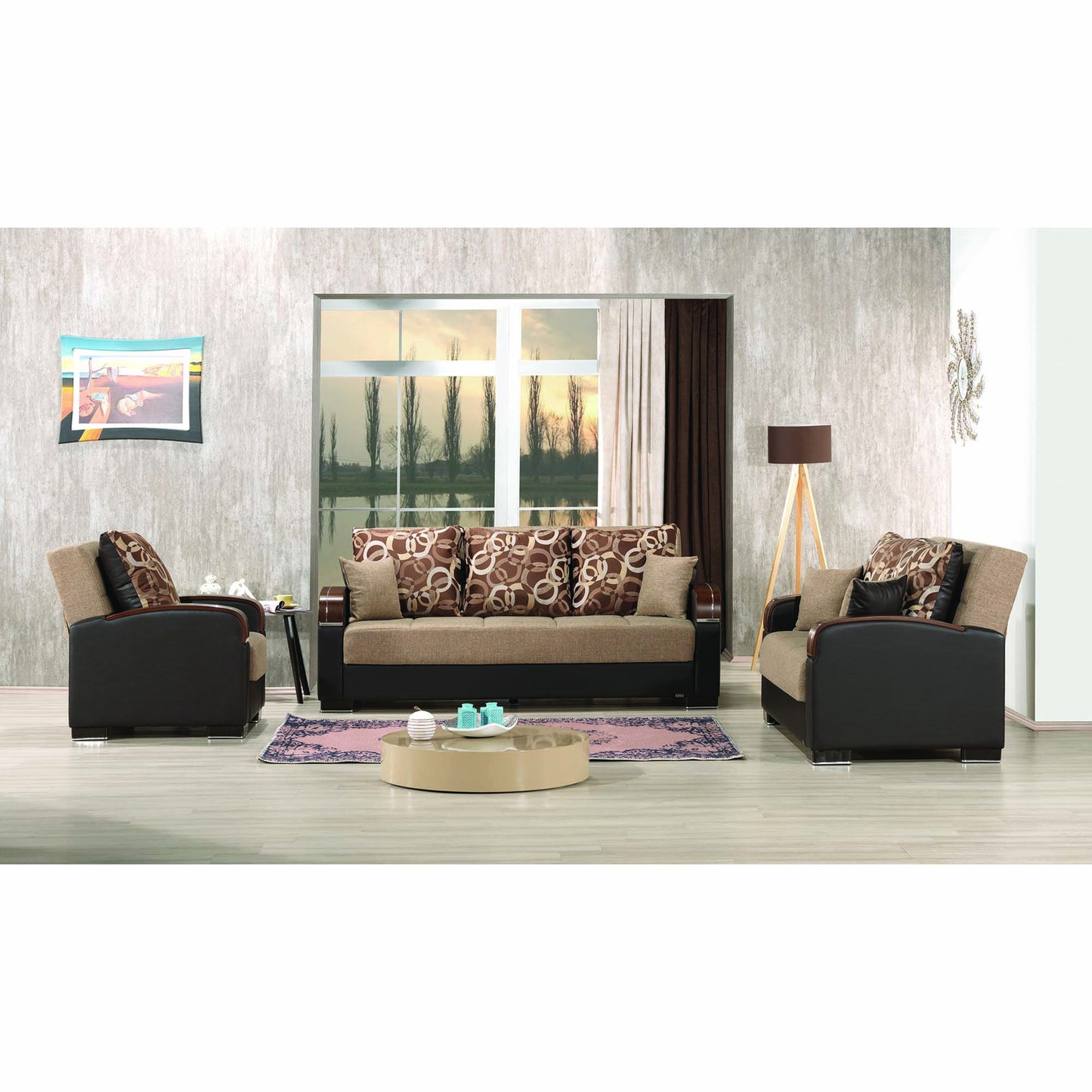 Ottomanson Mobimax - Upholstered Convertible Armchair With Storage