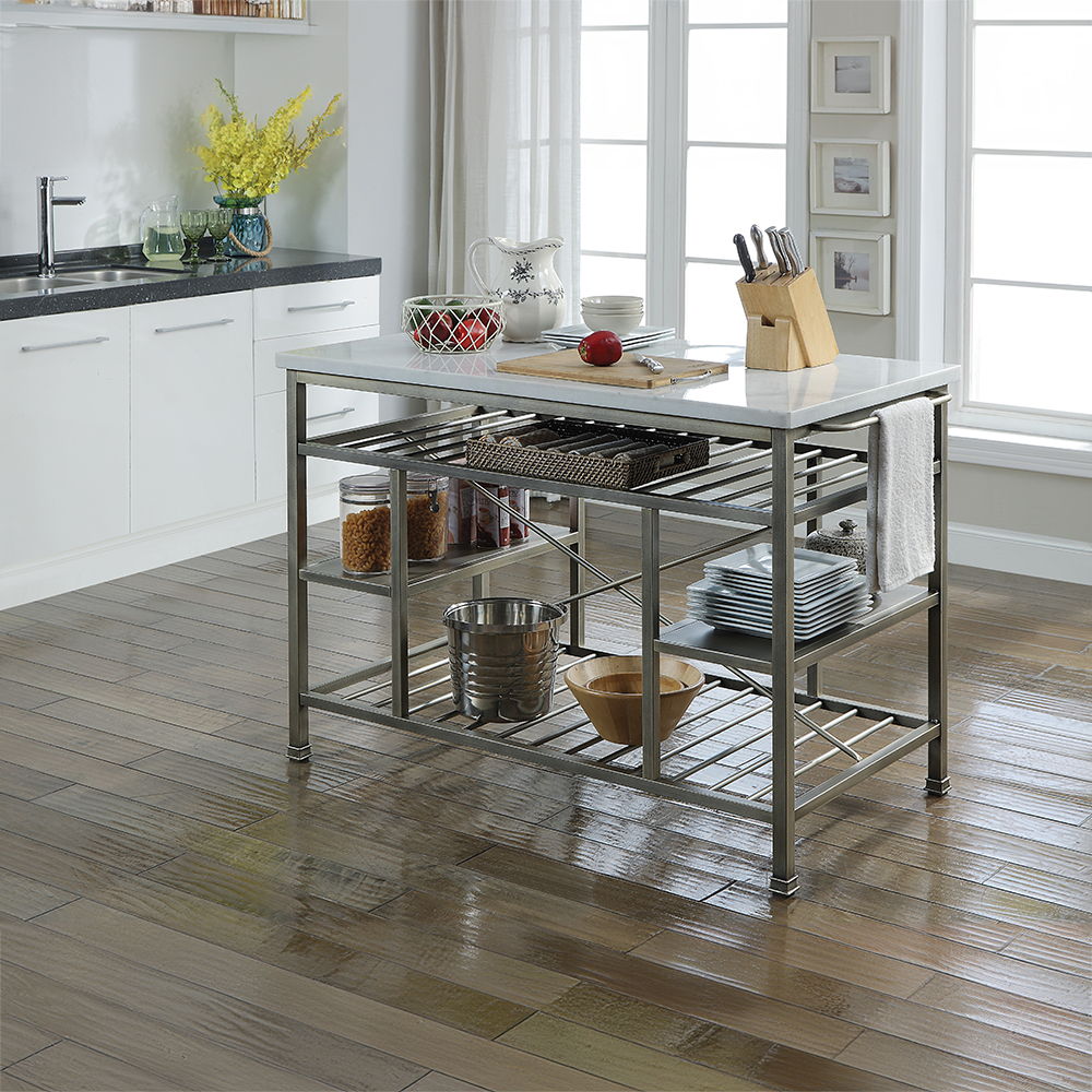 Lanzo - Kitchen Island (Counter)